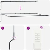 Nadstrešnica Senčnik Antracit 6 × 3,5 m Kovina - - Antracit - 43.66 - 6 x 3,5 m - | Shoptok.si