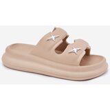 Boto Foam Women's Platform Slippers Dark Beige Falowena | shoptok.hr