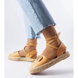 Gemre Brown lace-up espadrilles Parent | shoptok.hr