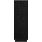 Ormarić za knjige / pregrada crni 80x35x103 cm od borovine | shoptok.hr