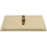  Glava za tuš od nehrđajućeg čelika 40 x 40 cm četvrtasta zlatna | shoptok.hr