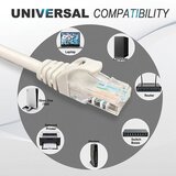 X Wave Kabl CAT6E 30m UTP mrežni patch,lan,30m dužine,Siva | ePonuda.com