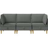  Modularni set sofe sa skladištem 3 pcs Tamnosiva Tkanina | shoptok.hr