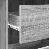  Stol s ladicama Siva Sonoma 90 x 37.5 x 75 cm Konstruirano drvo | shoptok.hr