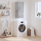 Maison Chic Stenska omarica - Zidna omarica betonsko siva 34,5x34x90 cm iu503, (22063669) | Shoptok.si
