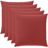  Presvlaka za jastuk 6 pcs HEERLEN Vinska crvena 80 x 80 cm | shoptok.hr