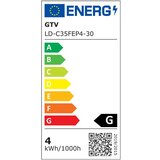 Gtv Žarulja sa žarnom niti s toplim svjetlom E14, 4 W – | shoptok.hr