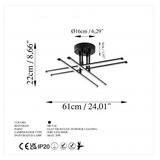 Opviq auspuh Luster 13661, crni | Eponuda.ba