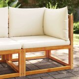 vidaXL Kutna vrtna sofa s jastucima od masivnog drva bagrema | shoptok.hr