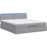  od pjene s madracem i LED-om Svjetlosiva 140 x 190 cm | shoptok.hr