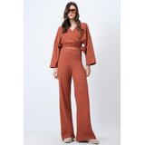 Trend Alacati Stili Ženski komplet bluza i pantalone Alc-X12498, Narandžasti | Eponuda.com