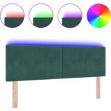  LED uzglavlje dugmadi tamnozelena 72 cm baršun | shoptok.hr