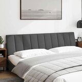 vidaXL Vzglavna stranica temno siva 200 cm blago | Shoptok.si