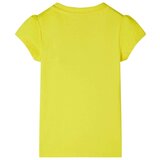  Dječja majica sa širokim rukavima jarkožuta 140 | shoptok.hr