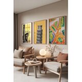 WALLXPERT Ç-300816 - 5070 višenamenski set dekorativnih slika (3 komada) | Eponuda.com