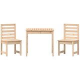  3-dijelni vrtni bistro set od masivne borovine | shoptok.hr