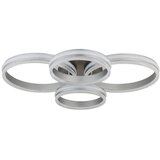 Globo 67377-90 - LED prigušiva plafonska svetiljka FRANCINE LED/90W/230V srebrna+daljinski upravljač Cene