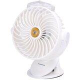 Aigostar Punjivi stoni ventilator sa stezaljkom 2W/5V 2400mAh USB beo | Eponuda.com