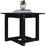  Stolić za kavu crni 50 x 50 x 45 cm od masivne borovine | shoptok.hr