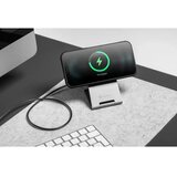 forcell F-ENERGY Flip Charge Qi2 15W MagSafe kompatibilan bežični punjač srebrni | Eponuda.com