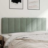  Jastuk za uzglavlje Hanko svjetlosivi 160 cm baršunasti | Eponuda.com
