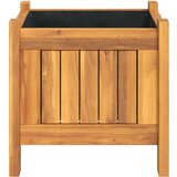  Vrtna sadilica s oblogom 31x31x30 cm od masivnog drva bagrema | shoptok.hr
