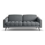 Makamii Siva baršunasti sofa 202 cm Nalu – Cijene