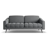 Siva baršunasti sofa 202 cm Nalu –