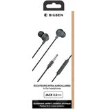 Oem BigBen Connected, Slušalke z gumbom 3,5 mm z daljinskim upravljalnikom in mikrofonom, Črna, (5000231563) | Shoptok.si