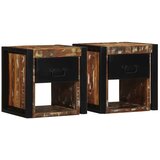 vidaXL Nočne omarice 2 kosa Multicolor Masivni les Reclaimed Cene