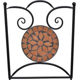  3-dijelni bistro set s keramičkim pločicama boje cigle | shoptok.hr