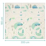 Fillikid dvostrana podloga za igru Forest, 180x200 cm | shoptok.hr