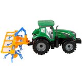 Green Tractor with Orange and Blue Rake Friction Drive | shoptok.hr