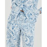 Polo Ralph Lauren Lahkotne hlače & Harem hlače WOVEN-WIDE LEG-PANTS Modra | Shoptok.si