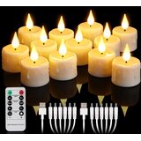 YUNSHENG 12x polnilne LED čajne svečke z daljinskim upravljalnikom Cene