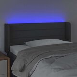  Posteljno vzglavje temno sivo 103x16x78/88 cm blago, (20792592) | Shoptok.si