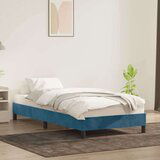  posteljni okvir brez vzmetnice temno modra 80x220 cm žamet, (21829441) | Shoptok.si