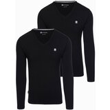 Ombre Men's V-NECK longsleeve set - mix 2 | Shoptok.si
