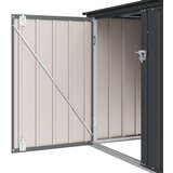  Kutija za spremanje u vrtu Crna 151 5 x 107 x 100 cm Čelik | shoptok.hr