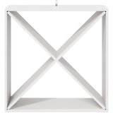  Stalak za vino 2 pcs Bijelo 62 x 25 x 62 cm Čvrsto borovo drvo | shoptok.hr