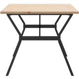  Blagovaonski stol Y-oblika 180x90x75,5 cm od borovine i čelik | Eponuda.ba