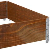  Vrtni sadilica smeđa 120 x 80 cm od masivne borovine | shoptok.hr