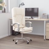  Uredski masažni naslonjač od umjetne kože krem | Eponuda.com