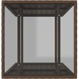  3-dijelni bistro set s jastucima smeđi od poliratana | shoptok.hr