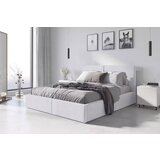 BestBed Postelja HILTON NEW - 140x200 v razlinih barvah-Bela | shoptok.hr