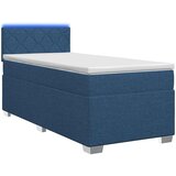  s box springom, madracem i LED-om Plava 90 x 190 cm | shoptok.hr