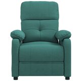 vidaXL Naslanjač iz temno zelenega blaga | Shoptok.si