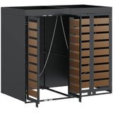  Skladištenje kanti za 2 kante Antracit 340 x 77.5 x 115.5 cm | Eponuda.com