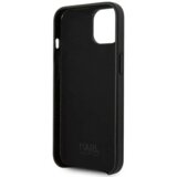 Karl Lagerfeld KLHCP14MFWHK za iphone 14 plus 6.7 črna usnjena zaščita - perforated logo | Shoptok.si