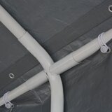 Šator za zabave od PE-a 6 x 12 m sivi | shoptok.hr